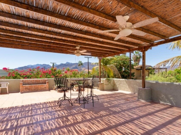 Club Campestre General Discover a unique opportunity to own a beautifully designed property in Loreto that blends comfort, functionality, and modern Spanish-style charm.This thoughtfully crafted home features one full bedroom and one full bathroom inside the main house, offering a cozy yet elegant living space. The property also includes a separate shop area with its own half bathroom, making it ideal for a home business, studio, or workshop.Designed with a modern Spanish architectural style, the home showcases clean lines, warm textures, and timeless character throughout. The outdoor shower adds a refreshing and practical touch--perfect for enjoying Loreto's coastal lifestyle. – Alborada, Loreto, BS