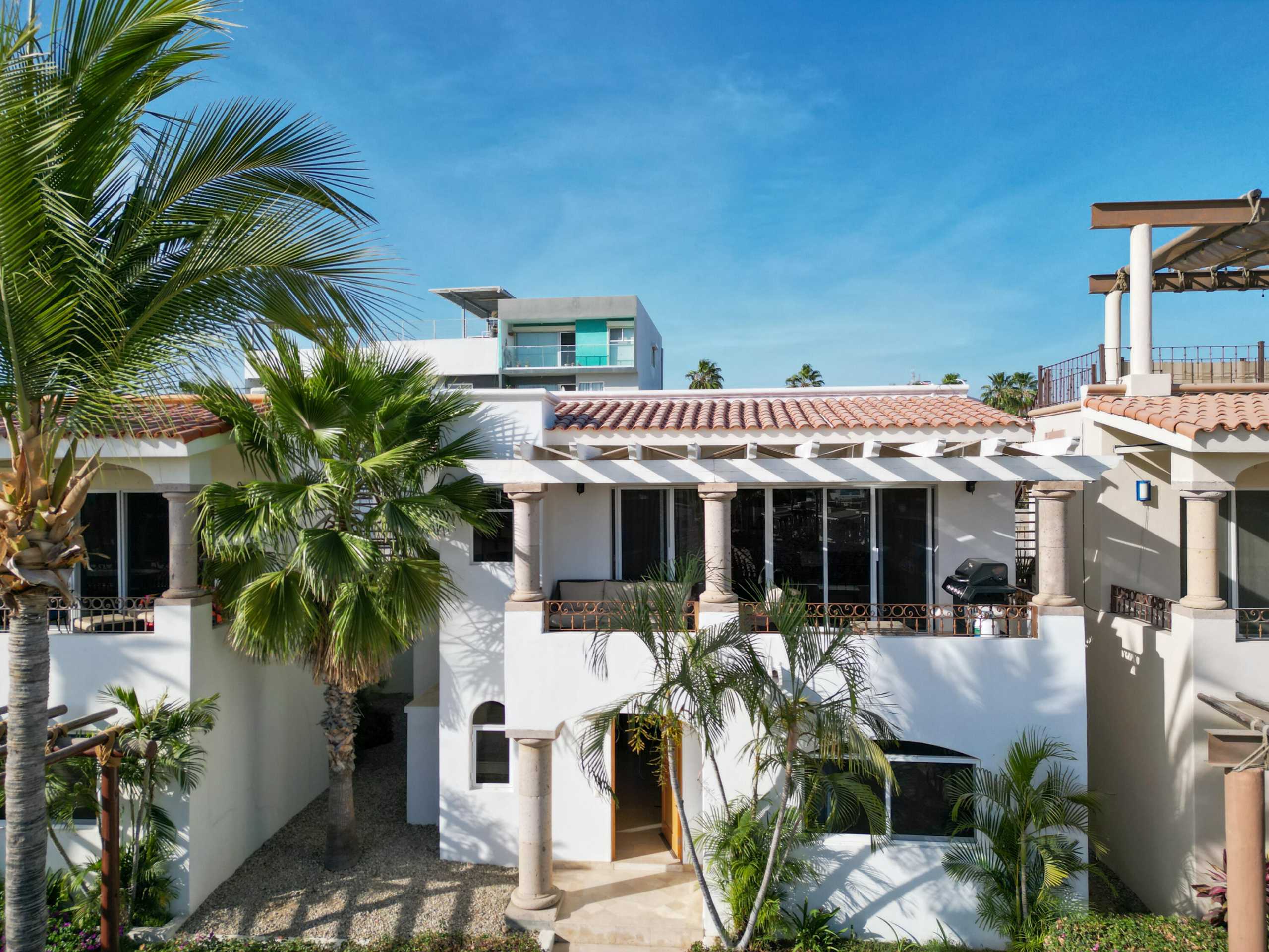 Club Campestre General Experience this cozy, single-story, two-bedroom home. Ideal for those seeking comfort, functionality, and a safe and peaceful environment. One of its greatest assets is the generous lot size, providing a spacious patio and two parking spaces. Delivered unfurnished, it comes equipped with mini-split air conditioners, closets and curtains; ready to move in. Located within the gated community of Punta Arena, at Fraccionamiento Coronado with controlled access and 24/7 security, you'll enjoy amenities such as pool, BBQ zone and playground. Its strategic location puts you close to shopping centers, supermarkets and medical center. An excellent opportunity to become your next home or investment. for sale