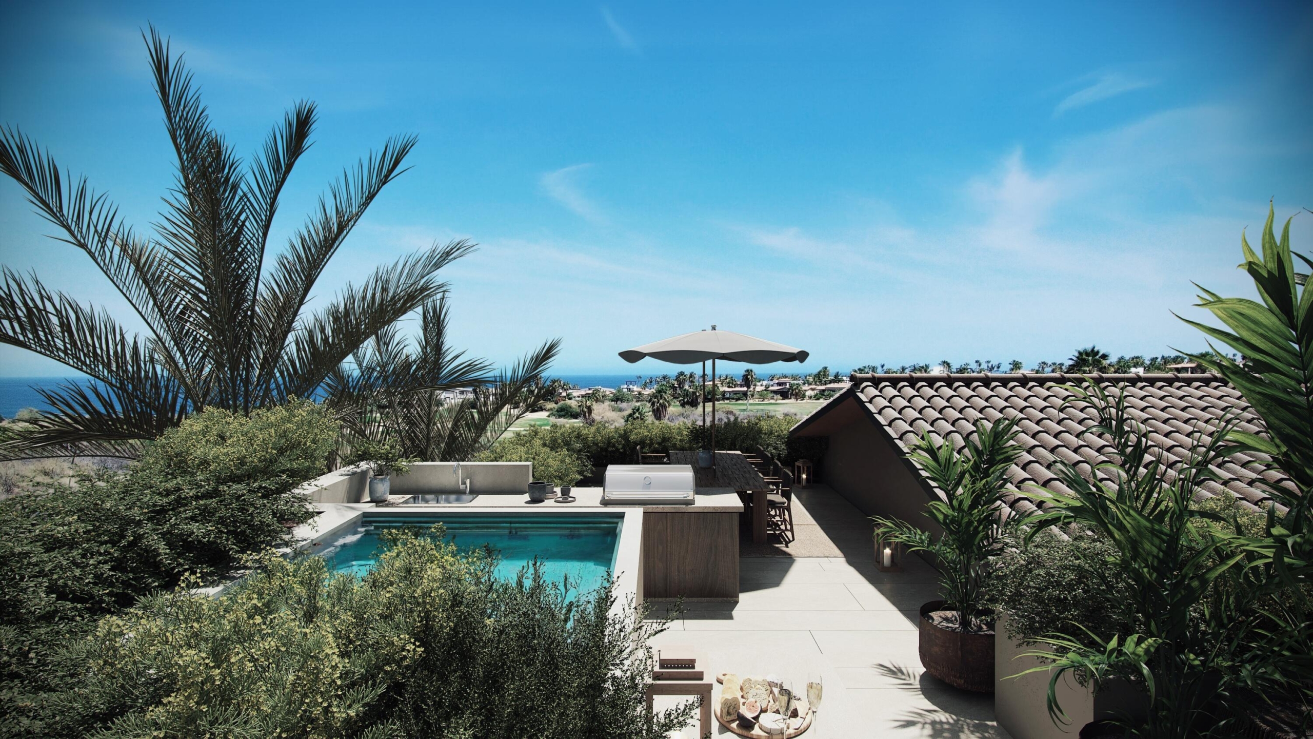 Club Campestre Larena Experience the pinnacle of Baja luxury with LARENA's Penthouse Residences. Perched atop the community, these 4-bedroom homes feature 3,679 sq.ft. of living space, a rooftop with jacuzzi, BBQ, and sweeping – Club Campestre, San Jose del Cabo, BS