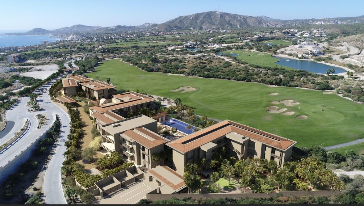 Club Campestre Wen Living Occupancy by December 2025! Experience the pinnacle of luxury living at Wen Living's extraordinary new condominium development in San Jose del Cabo. Nestled alongside the stunning 4th fairway of the prestigious Club Campestre golf course, our community offers an unparalleled resort lifestyle. Visit our incredible development to experience this unique living opportunity firsthand. Immerse yourself in a wealth of amenities, including a breathtaking pool area featuring a rejuvenating jacuzzi and a cozy fire pit. Whether you crave relaxation or activity, our dedicated lap lane is perfect for swimming enthusiasts. Our attentive front desk and lifestyle concierge are always at your service, ensuring every detail of your stay is flawless. Keep in shape at our cutting-edge fitness center... and indulge in exquisite dining at our on-site restaurant, complete with room service for your convenience.Your condominium may be impeccably maintained by our dedicated housekeeping staff, while our spa provides a sanctuary of relaxation with massage salons, plunge pools, and a soothing sauna. Find your zen in our mindfulness area, ideal for yoga and meditation practitioners.Step onto your expansive patio that spans the width of your condominium, providing for sale
