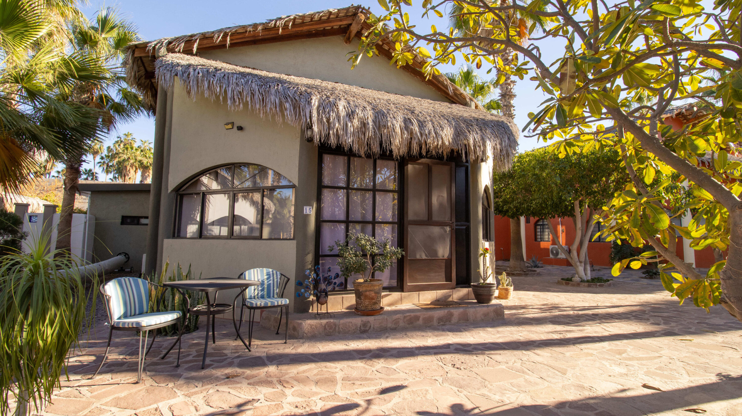Club Campestre General Discover a unique opportunity to own a beautifully designed property in Loreto that blends comfort, functionality, and modern Spanish-style charm.This thoughtfully crafted home features one full bedroom and one full bathroom inside the main house, offering a cozy yet elegant living space. The property also includes a separate shop area with its own half bathroom, making it ideal for a home business, studio, or workshop.Designed with a modern Spanish architectural style, the home showcases clean lines, warm textures, and timeless character throughout. The outdoor shower adds a refreshing and practical touch--perfect for enjoying Loreto's coastal lifestyle. – sn Independencia, Loreto, BS