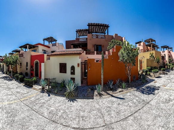 Club Campestre Pueblo Campestre Located in Campestre San Jose del Cabo-secure Golf & Beach Club. Imagine living in a gated golf cart community, 15 minutes from San José del Cabo International Airport (SJD). This true 3 bed/3 bath with Mexican-charm finishes, expansive outdoor terraces with abundant ocean – #11 Pueblo Campestre, San Jose del Cabo, BS