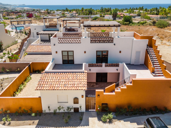 Club Campestre Pueblo Campestre Luxury Hacienda-Style Home in Club Campestre. Located in the exclusive master planned community of Pueblo 2 Club Campestre, this 3 Bed | 3 Bath home offers stunning ocean and Golf Course – 85 Calle de los Sueños, San Jose del Cabo, BS